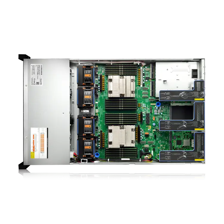 Manufacturer's Hot Sale SR201-D08R-G2 AMD EPYC 92244800/4400 DDR5 RDIMM Memory Ready Stock Server with Rack Configuratio — view 1