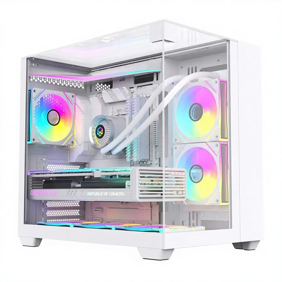 ATX Gaming Desktop PC i5-13400F RTX 4060 16GB RAM 512GB SSD Good Heat Dissipation Full Set Host for E-sports and Entertainment — image 4
