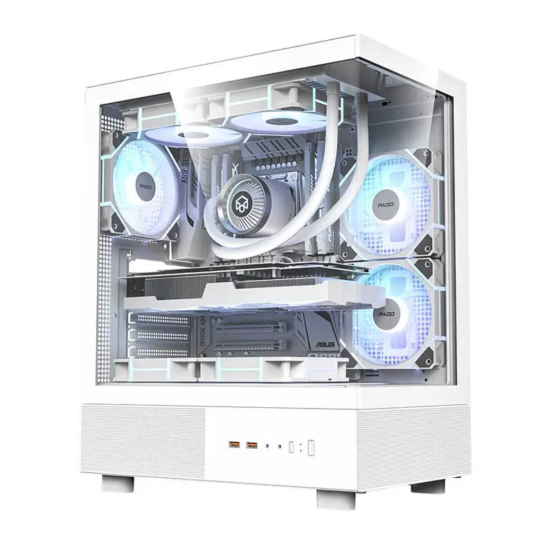 High Performance Gaming Desktop PC I7-13700F RTX 4070, 32GB RAM 1TB NVMe SSD, Panoramic Case, Full Set for Live Streaming — image 3