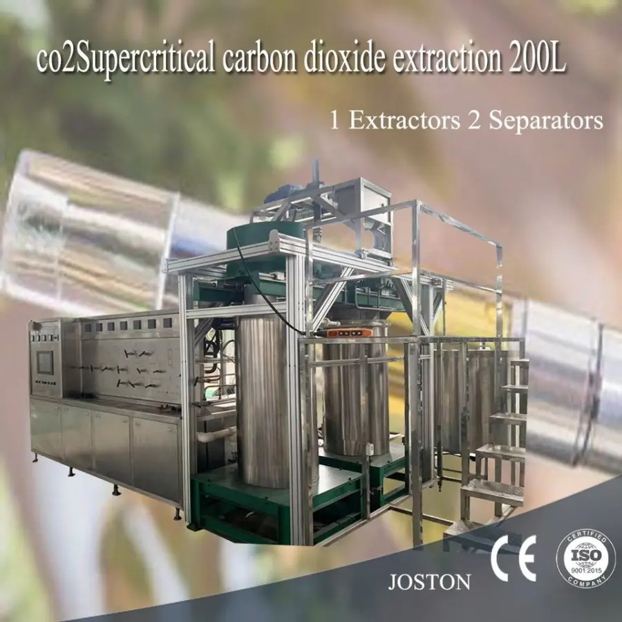 JOSTON SS304 SS316L 100L*2 SS316L Oil Supercritical Co2 Extraction System Machine — image 3