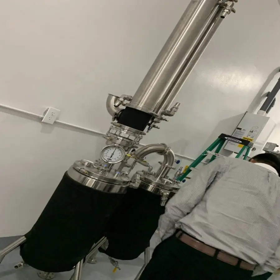 Homemad Extraction SS316L Lab Scale Oil Closed Loop Extraction Machine Stainless Steel Manufacturing Plant Liquid — image 4