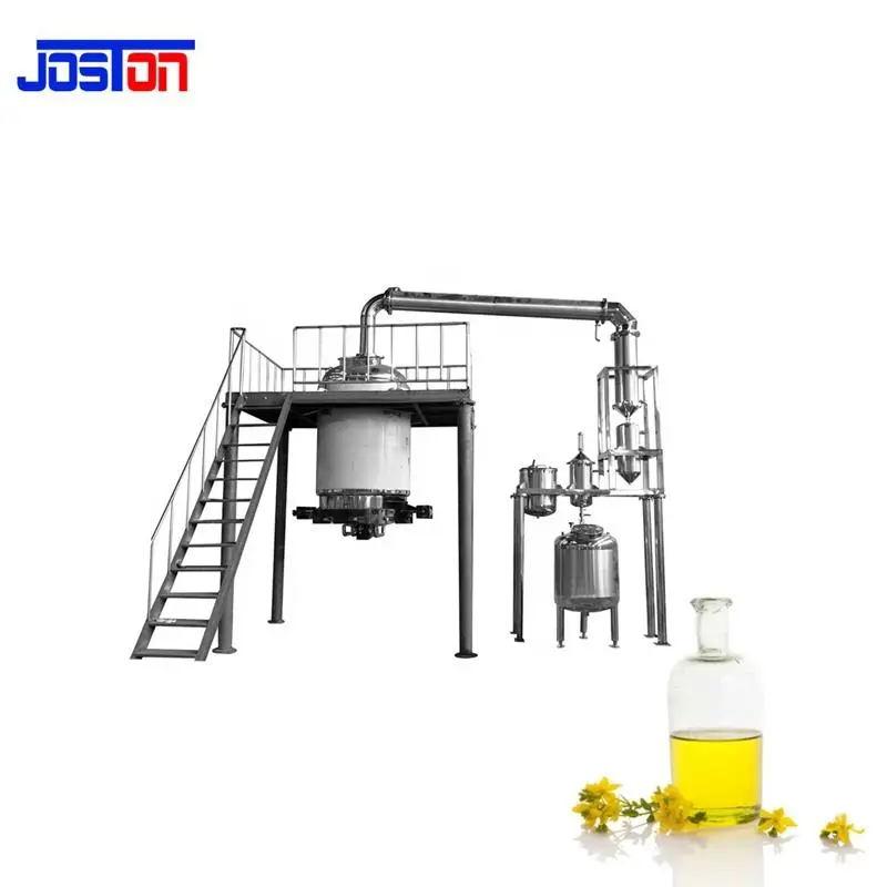 JOSTON Steam Distill Extract Flower Rose Jasmine Aloe Clove Perfume Aromatic Oil Essential Oil Extraction Machine — view 1