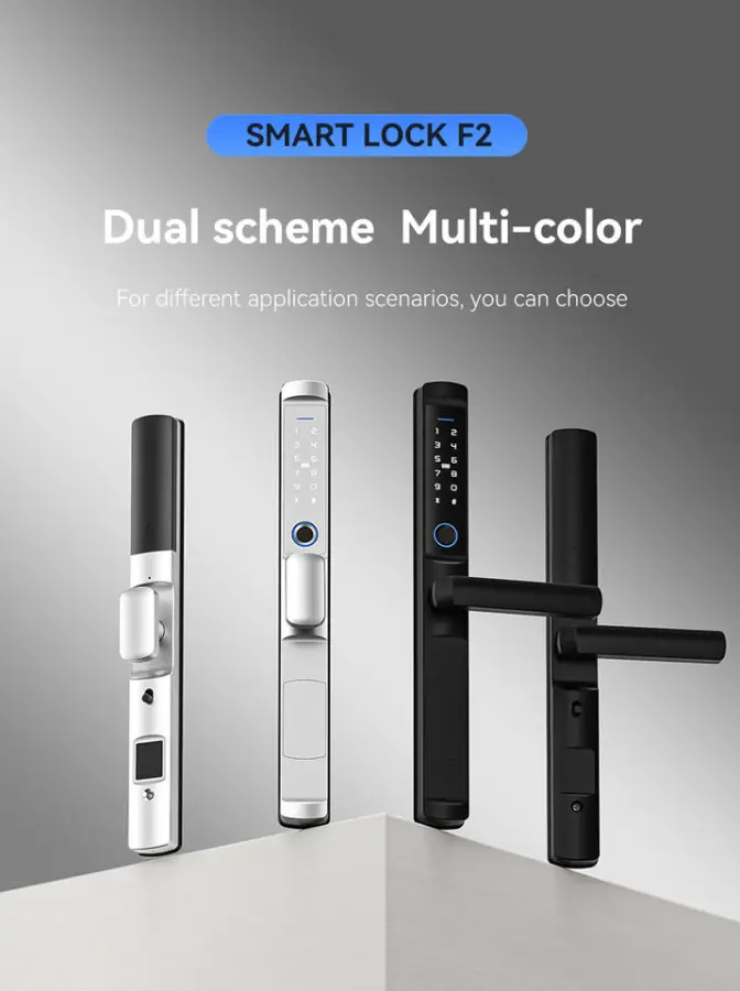 SinovoTEC F2 High Quantity IP66 Waterproof Zinc Alloy Smart Door Lock Tuya App Remote Control Fingerprint Keyless Digital Lock — image 5