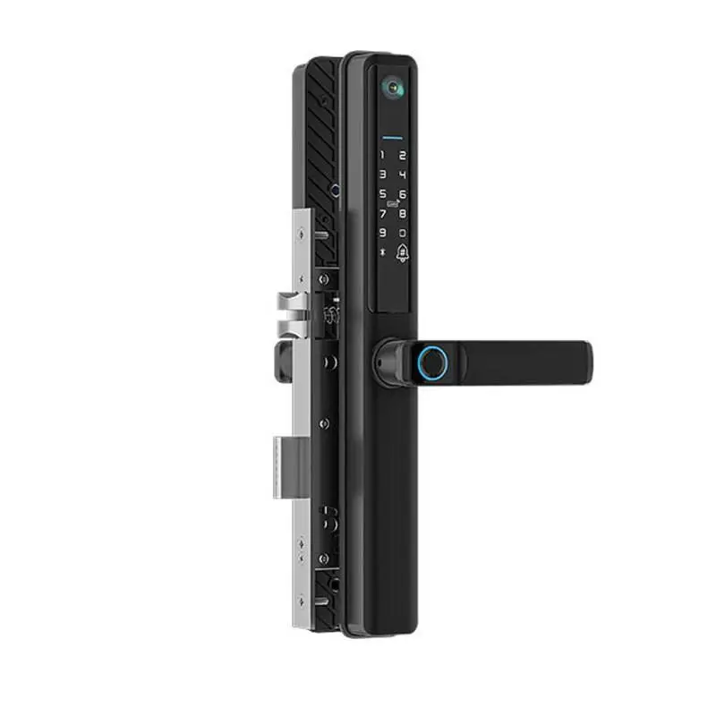 Sinovo Waterproof New Design Camera Tuya WiFi Aluminum Sliding Door Lock Tuya Smart Door Lock with Camera — view 1