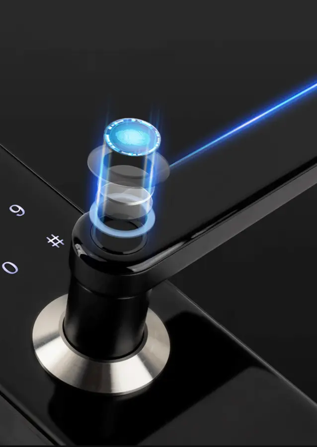 SINOVO Tuya WIFI App High Security Fully Automatic Smart Lock Biometric Fingerprint Automatic Smart Door Lock — image 6