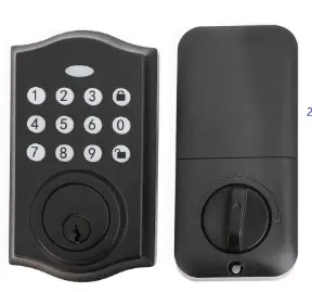 SINOVO Hot Selling Number Keypad Password Electronic Deadbolt Keyed Entry Front Combination Security Digital Door Lock — image 4