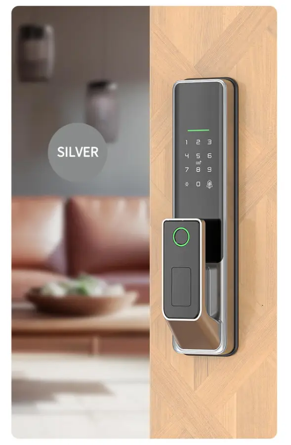 Automatic Smart Lock Camera WiFi Digital Deadbolt Front WiFi Smart NFC Lock Biometric Lock — image 3