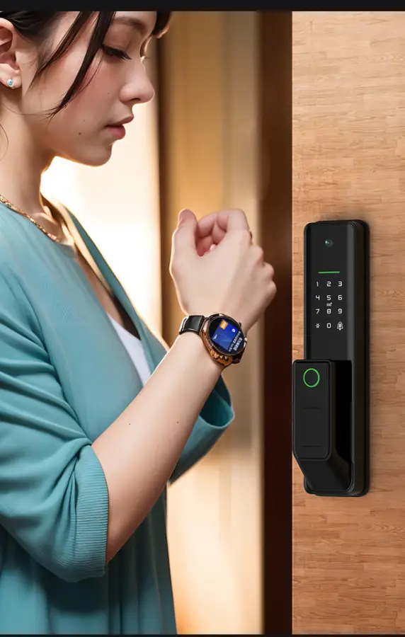 Automatic Smart Lock Camera WiFi Digital Deadbolt Front WiFi Smart NFC Lock Biometric Lock — image 6