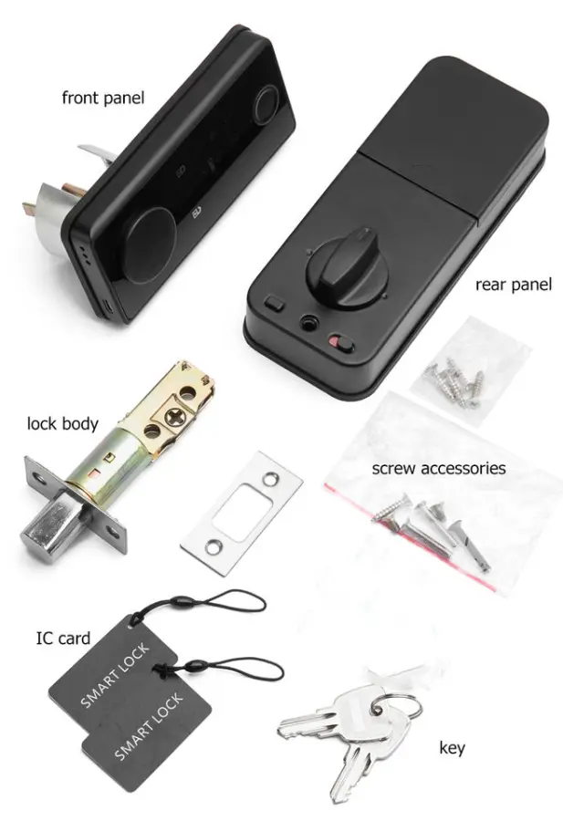 Sinovo 2024 Best Selling WiFi & for Bluetooth Smart Door Lock Fingerprint & Code Key Tuya App Remote Control Unlocked by Sinovo — image 4