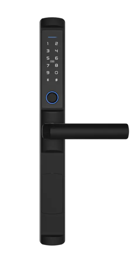 SinovoTEC F2 Smart Zinc Alloy Sliding Glass/Aluminum NFC Electronic Lock Fingerprint Keypad Access IP66 Waterproof WiFi Cloud — image 3