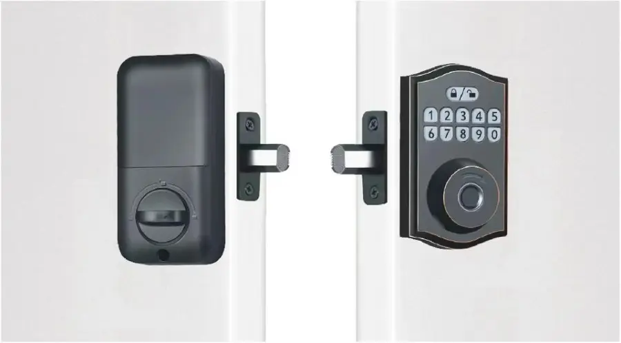 Sinovo FM-30 Electric Keypad Smart Deadbolt Lock Front Door Code Access Wood Aluminum Steel Doors Cloud Data Storage Grade C — image 2