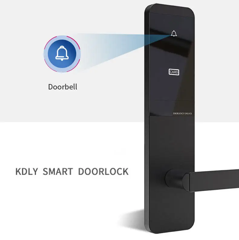 SinovoTEC FM-A6 US ANSI Mortise Smart Door Lock System NFC Card Unlock Aluminum Alloy 4 AA Batteries for Motel/Hotel Anti-Theft — image 6