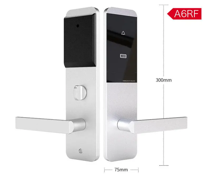 SinovoTEC FM-A6 US ANSI Mortise Smart Door Lock System NFC Card Unlock Aluminum Alloy 4 AA Batteries for Motel/Hotel Anti-Theft — image 7