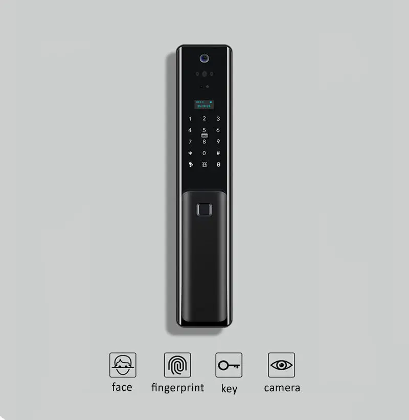 Tuya Wifi Electronic Smart Fingerprint Lock for Wood Furniture Keyless Face Biometric Cloud Indoor Camera Intelligent Access — image 5