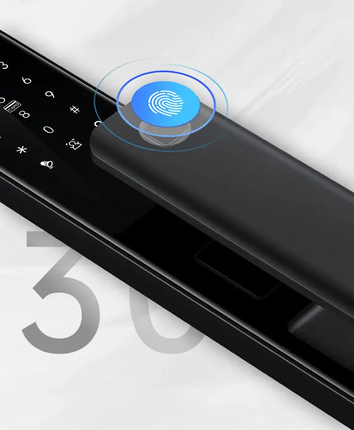 Tuya Wifi Electronic Smart Fingerprint Lock for Wood Furniture Keyless Face Biometric Cloud Indoor Camera Intelligent Access — image 6