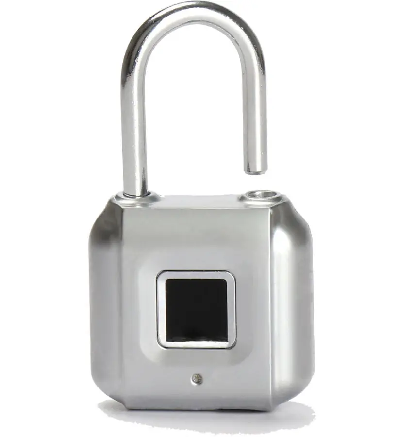 High Security IP26 Smart Lock Combination Zinc Alloy Door & Fingerprint Unlock for Wood Door New Padlock Intelligent — view 1