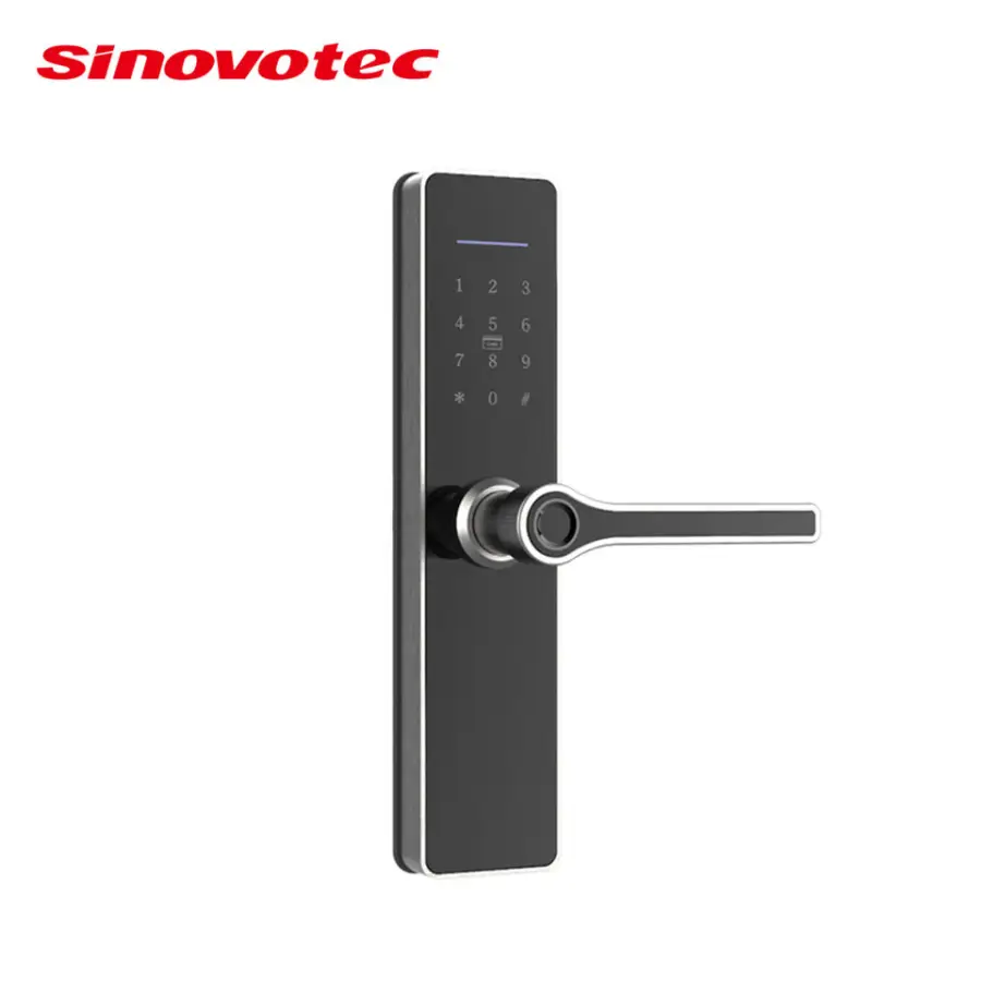 SinovoTEC FM-58 Modern Outdoor Smart Lock Home 304 Stainless Steel Digital Password Fingerprint Wi-Fi Tuya App Easy Installation — image 3