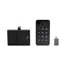 Sinovo Smart Fingerprint Cabinet Lock with Cloud & App Network Aluminum Alloy Fingerprint + Password Unlock Black/Gold — image 4