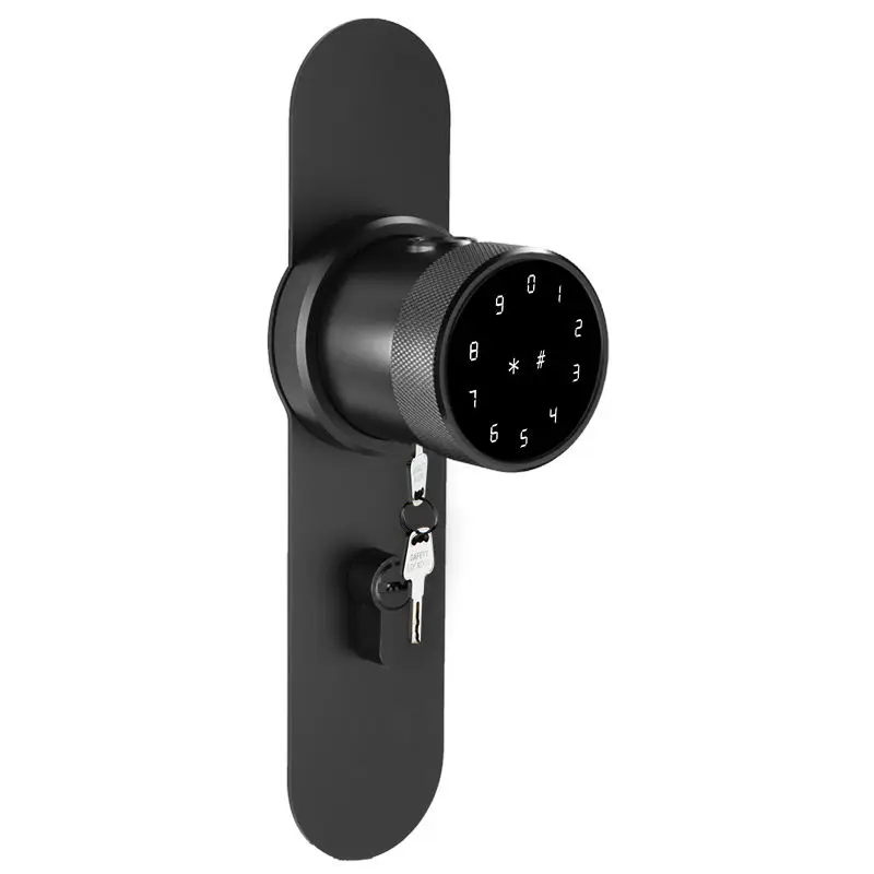 Sinovo Smart Cylinder Door Lock Biometric Fingerprint Electronics Keypad Card with Tuya App Home & Hotel Bar Design Smar — view 1
