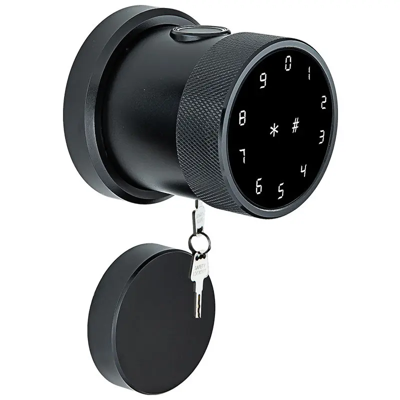 Sinovo Smart Cylinder Door Lock Biometric Fingerprint Electronics Keypad Card with Tuya App Home & Hotel Bar Design Smart Switch — image 3