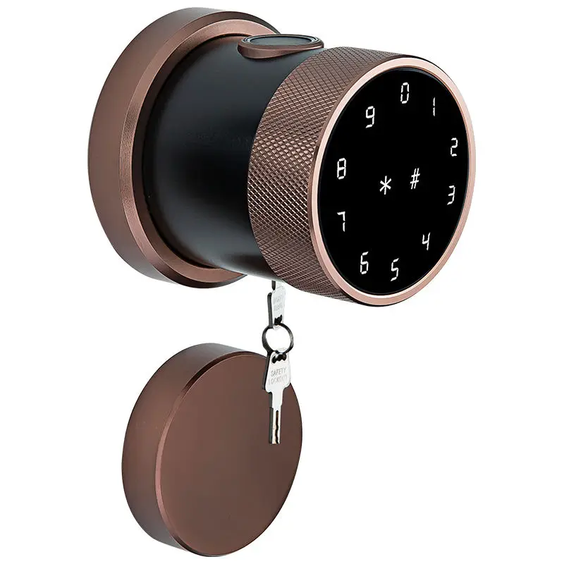 Sinovo Smart Cylinder Door Lock Biometric Fingerprint Electronics Keypad Card with Tuya App Home & Hotel Bar Design Smart Switch — image 5