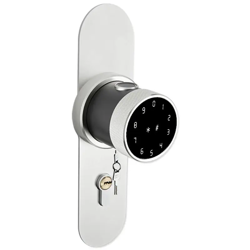 Sinovo Smart Cylinder Door Lock Biometric Fingerprint Electronics Keypad Card with Tuya App Home & Hotel Bar Design Smart Switch — image 6