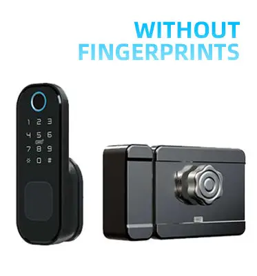 Automatic TTlock Smart Electric Door Lock Tuya App Digital Euro Cylinder WiFi Connectivity Wood Door Aluminum Alloy Black Cloud — image 6