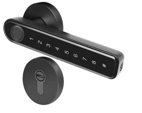Sinovo Smart Safety Ttlock Ble App Door Lock Electronic Digital Code Password Fingerprint Smart Lock for Security Home — view 1