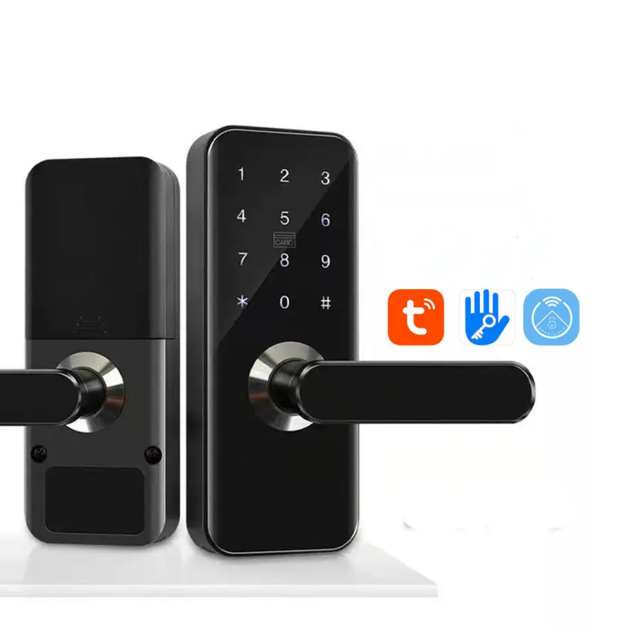 Anti Theft Home Office Weatherproof Outdoor Gate Lock TTlock AA Alkaline APP Electric NFC Digital Door Lock — view 1