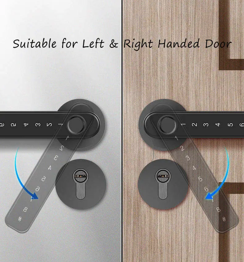 Sinovo Smart Safety Ttlock Ble App Door Lock Electronic Digital Code Password Fingerprint Smart Lock for Security Home — image 5