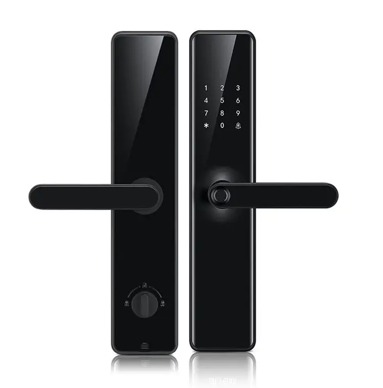 Sinovo Outdoor Smart Anti-Theft Door Lock with Tuya WiFi App Control Fingerprint BLE 4 AA Batteries Black 1 Year Warranty — image 7