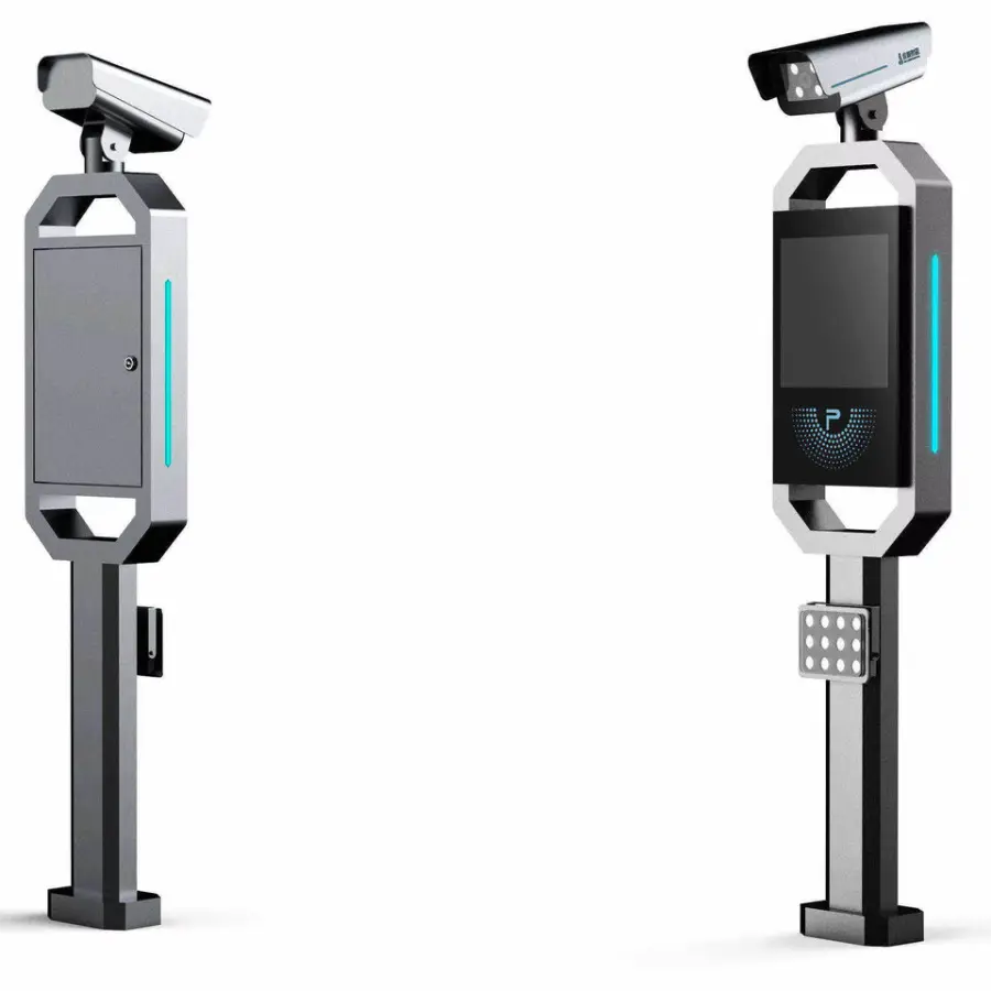 Vehicle Park Intelligent Unattended System Automatic Identification Vehicle License Plate Number System for Parking Lot — view 1