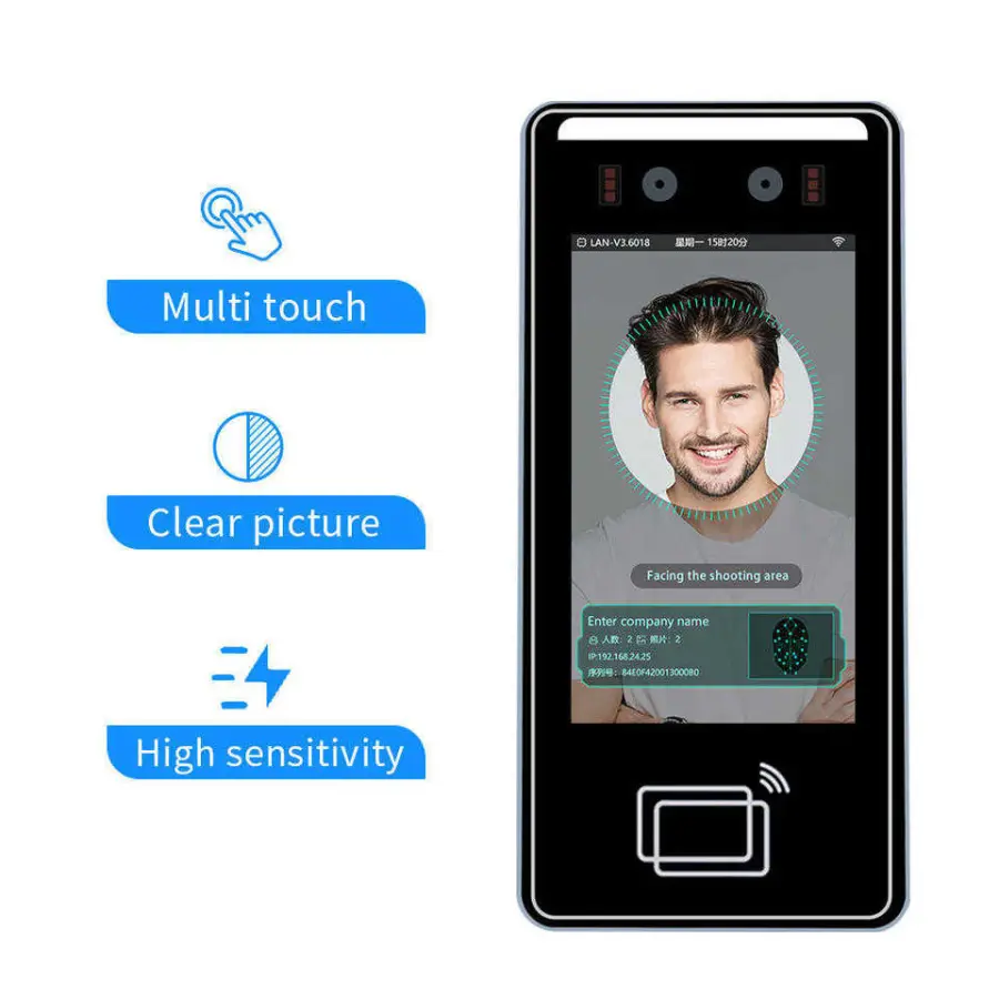 AI Biometric Access Control System Android Face Recognition Devices for Visitors Management Door Controller Attendance Machine — image 3