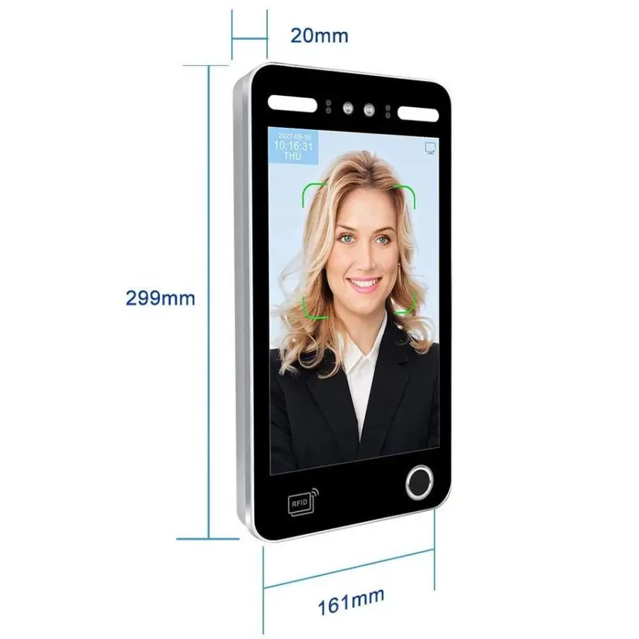 Night Vision Face Recognition Time Attendance Management System School APP Push for Facial Access Control — image 4