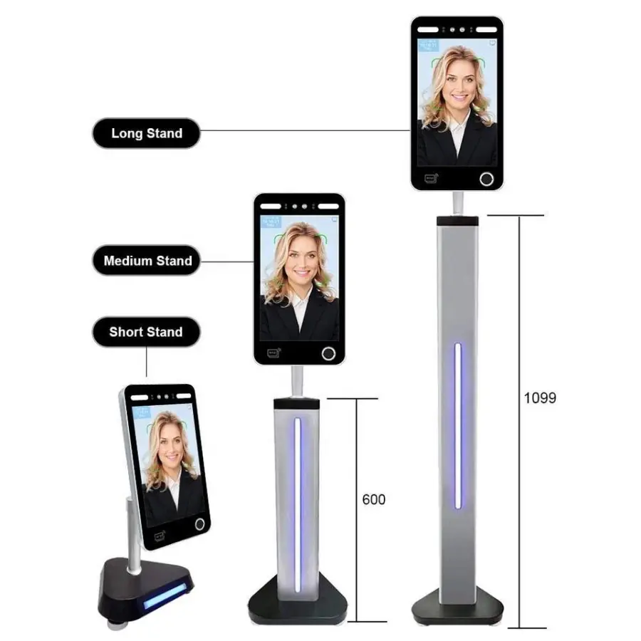 Night Vision Face Recognition Time Attendance Management System School APP Push for Facial Access Control — image 6