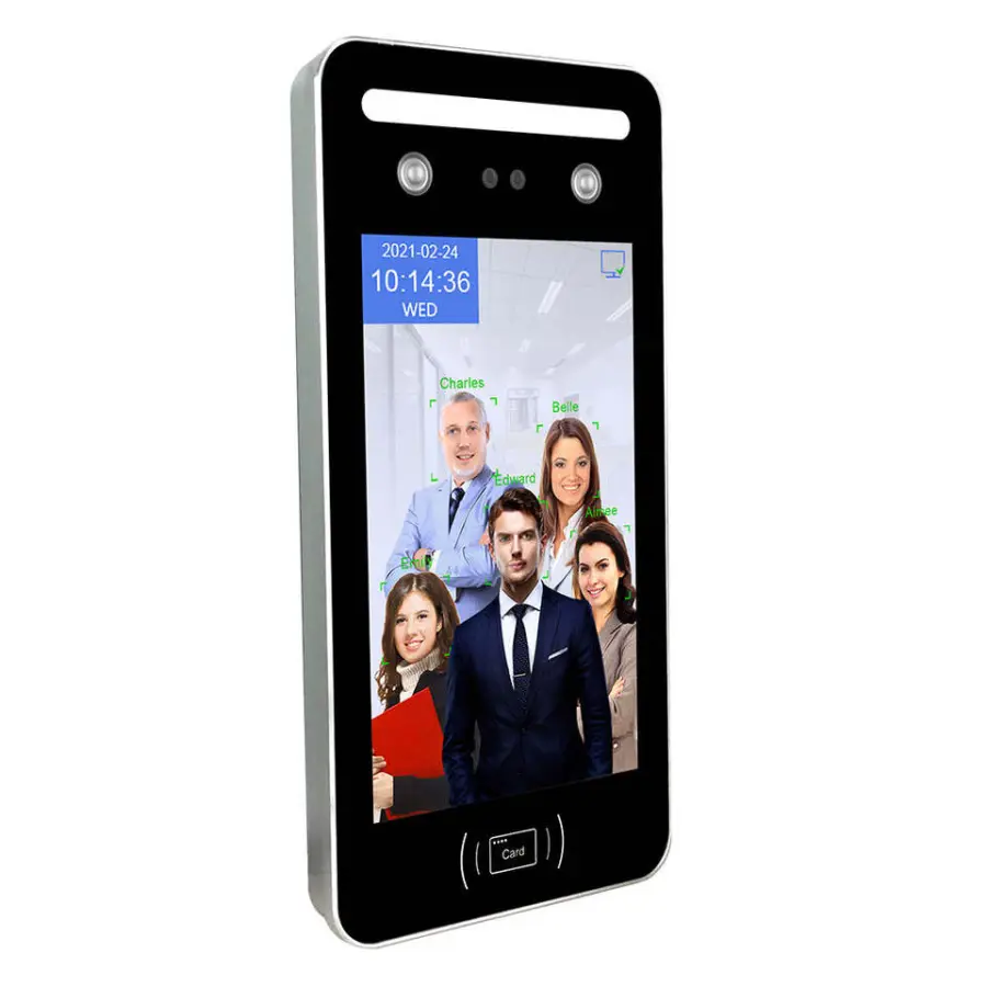 Intelligent Waterproof Attendance System Biological Face Recognition 8-inch Touchable Screen for Student Attendance — view 1