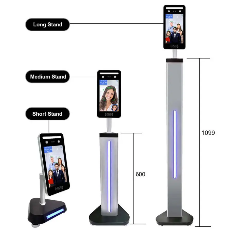 Intelligent Waterproof Attendance System Biological Face Recognition 8-inch Touchable Screen for Student Attendance — image 7