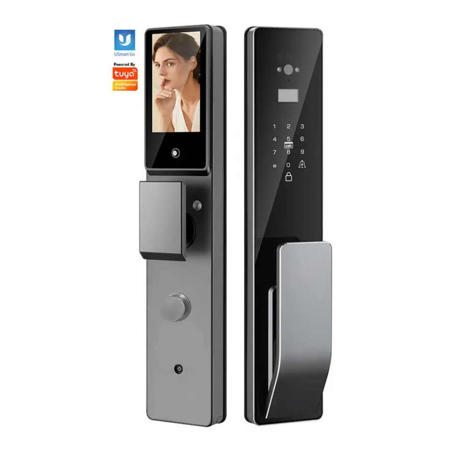 Best Security Electronic Lock APP Tuya Wifi U Smart GO Unlock Way Password Fingerprint IC Card Key for Outdoor — view 1