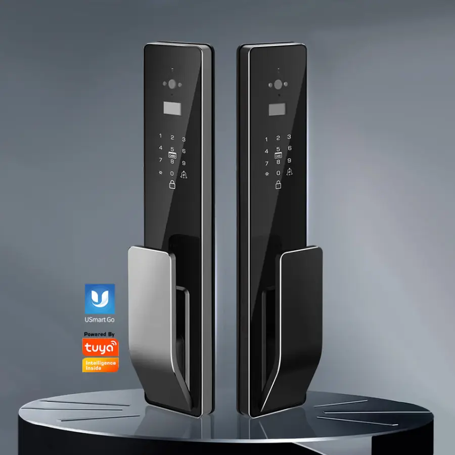 Best Security Electronic Lock APP Tuya Wifi U Smart GO Unlock Way Password Fingerprint IC Card Key for Outdoor — image 3