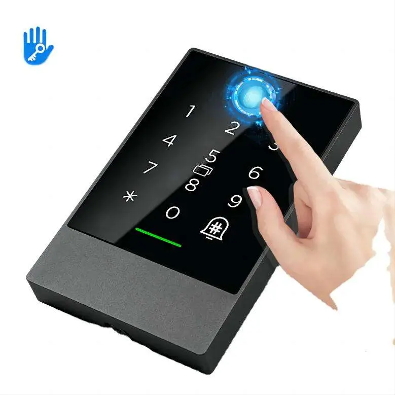 Topteq K2 Waterproof Intelligent Access Lock Control Keypad Digital Door Knob Lock With Electronic Fingerprint Keypad — view 1
