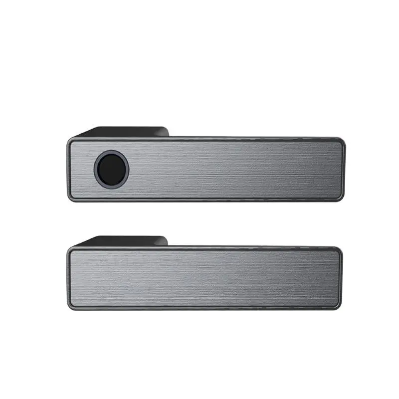 Simple Style American High-Quality Modern Zinc Alloy Tuya Smart Door Lock Level Fingerprint Handle Privacy Door Digital — view 1
