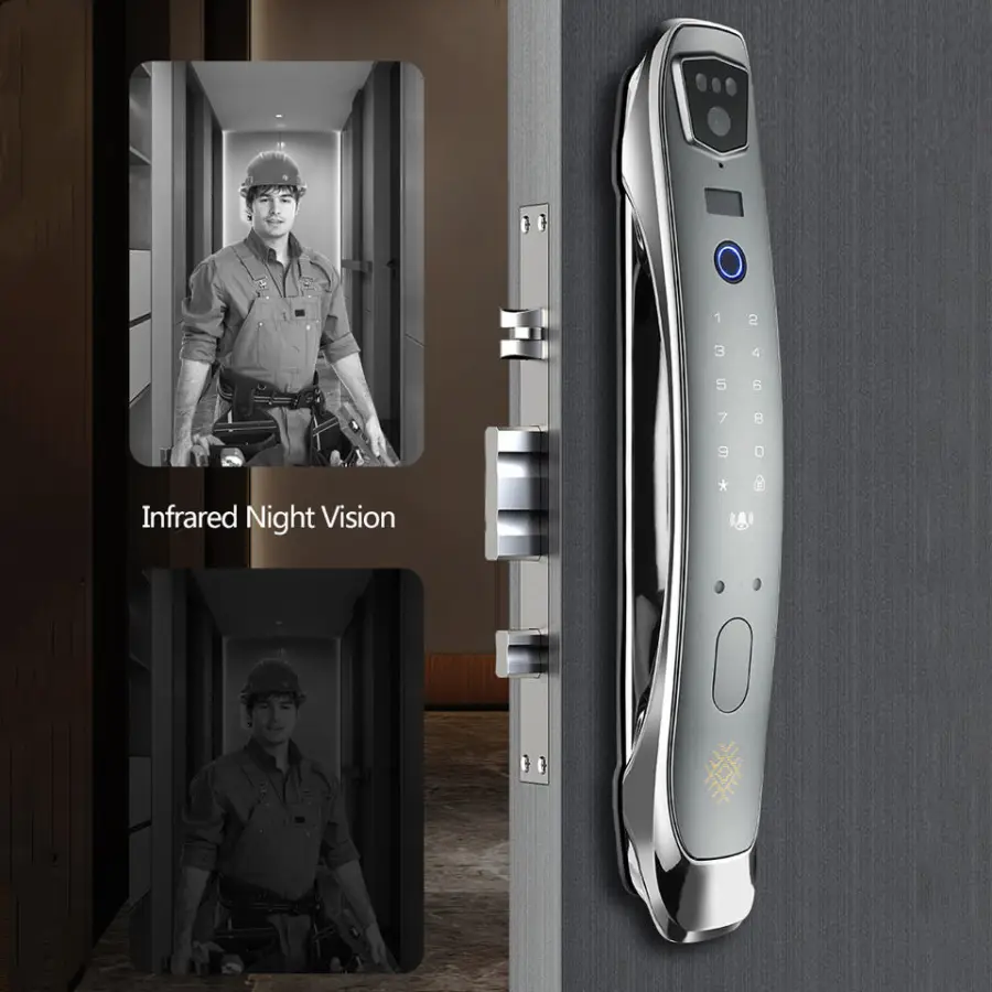 TOPTEQ X13 3D Face Recognition Smart Lock Door Home Automatic USmart Go App Fingerprint Door Lock — image 7