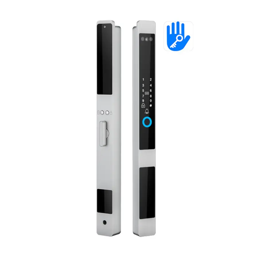 Waterproof Product Unlock Smart Lock App Tuya Wifi TTlock Ble 3D Face Recognition Password IC Card Electronic Lock — view 1