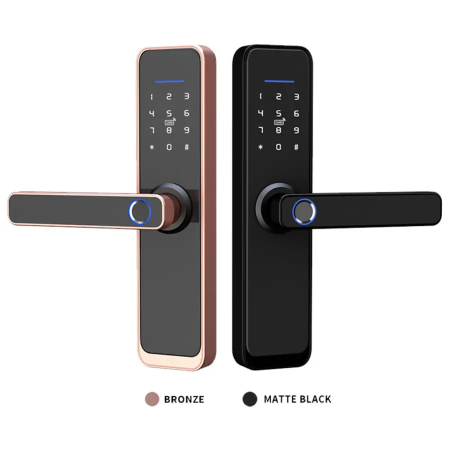 X2 Tuya Biometric Fingerprint Lock Security Digital Smart Lock With WiFi APP Password RFID Door Lock Home — image 3