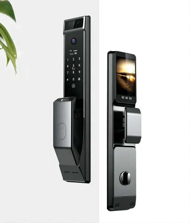 TOPTEQ X10 3D Face Recognition Aluminum Alloy Smart Door Lock Fingerprint Password IC Card APP Unlock Tuya WiFi Cloud Storage — image 6