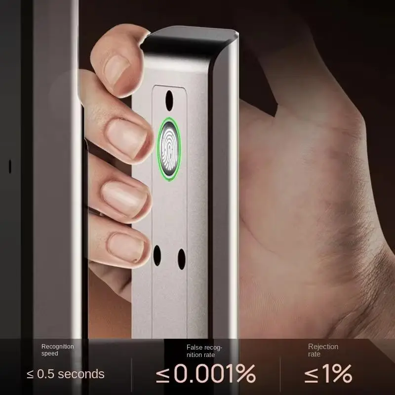 Home Tuya Wifi Smart Lock Symmetric Design Palm Vein Face Fingerprint Password Card Key Tempered Glass AI Screen for Security — image 7