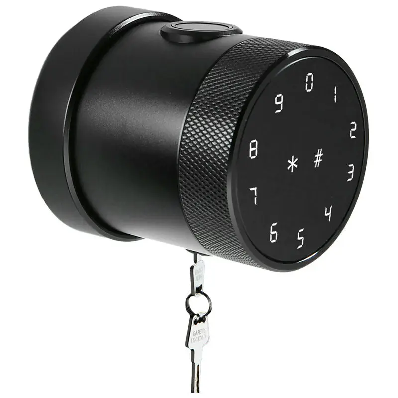 Knob Lock Smart Deadbolt Intelligent Electronic Fingerprint Lock Code Tuya APP Control Zinc Alloy/Aluminum Alloy Easy — view 1