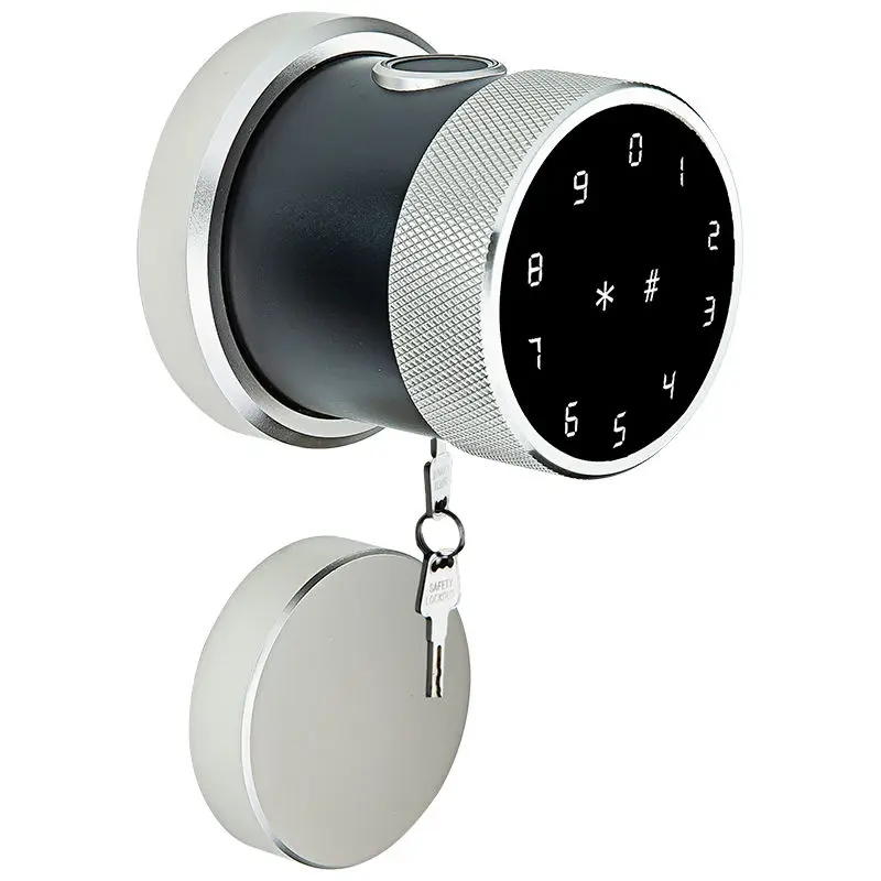 Knob Lock Smart Deadbolt Intelligent Electronic Fingerprint Lock Code Tuya APP Control Zinc Alloy/Aluminum Alloy Easy — image 4