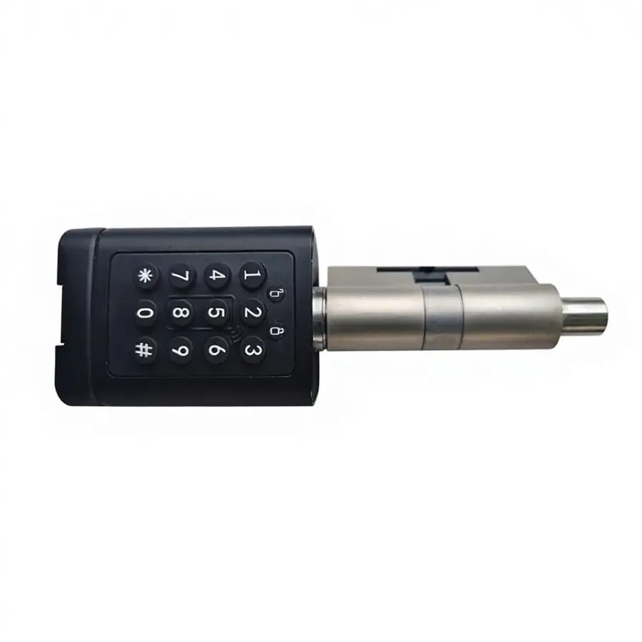 Rental Property Aluminum Alloy Lock Core-Smart Keyless Entry for Wood/Aluminum Doors Activity Log 5-Time Wrong Attempt Alarm — image 3