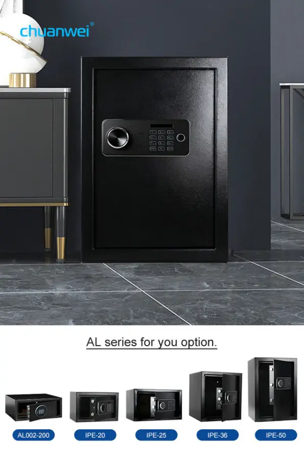 IPE-50A Anti-Theft All-Steel Safe with Intelligent Alarm Button Simple Box Password Access for Home Office or Hotel Use Safe Box — image 4
